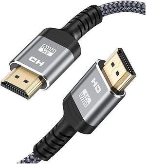 BUCIER 4K HDMI Cable, 1.5FT High Speed 18Gbps HDMI 2.0 Braided Cord-Supports (4K 60Hz HDR,Video 4K 2160p 1080p 3D HDCP 2.2 ARC-Compatible with Ethernet PS4/3 4K Monitor Projector ect
