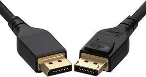 BUCIER DisplayPort Cable 1.4 Infinnet 8K DisplayPort 1.4 1.4a Cable 2K 280Hz 240Hz 165Hz 4K 160Hz 144Hz 1080p 390Hz 360Hz Display Port DP 1.4 Cable HBR3 Cord HDR DisplayPort Cable 2m (6 feet)