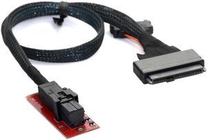 BUCIER U.2 U2 Kit SFF-8639 NVME PCIe SSD Adapter & Cable for Mainboard Intel SSD 750
