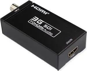 BUCIER SDI to HDMI Converter Adapter Mini 3G HD Sdi Hdmi Adapter for SD-SDI, HD-SDI and 3G-SDI Signals