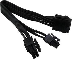 BUCIER (4-PCS) CPU 8 Pin Female to CPU 8 Pin ATX 4 Pin Male Power Supply Converter Adapter Extension Cable for Motherboard 9.5-inch(24cm)
