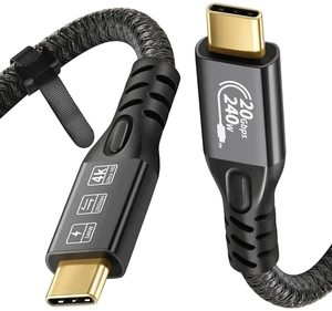 USB C Cable 3.2 Gen 2X2 20Gbps, Type C 4K@60Hz UHD Video 5A/240W PD3.1 Fast Charge Cord with E-Marker Compatible with Thunderbolt 3/4 MacBook Pro Samsung Galaxy Pixel Monitor etc 2m USB C Cable 3.2 Gen 2X2 20Gbps, Type C 4K@60Hz UHD Video 5A/240W PD3.1 Fast Charge Cord with E-Marker Compatible with Thunderbolt 3/4 MacBook Pro Samsung Galaxy Pixel Monitor etc 2m