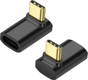 BUCIER 2 Pack 240W USB C 90 Degree Angle Adapter