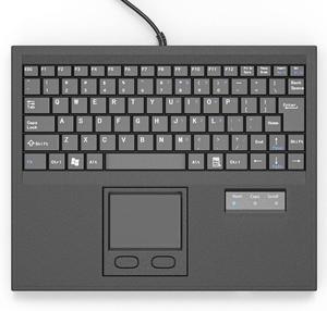 BUCIER Waterproof Industrial Machine Keyboard with USB Interface and Touchpad (84ks USB Black)