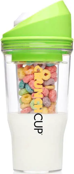 The CrunchCup XL - A Portable Cereal Cup  -  Green