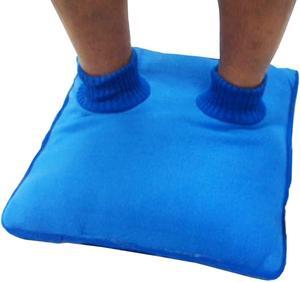 Fleece Throw and Foot Warming Pillow Set