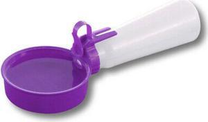 Water Rover Even Bigger for Pets Outdoor Water Bowl & Attached Bottle Hands-Free Waste-Free Leak-Free 5.25 Inch Bowl & 26-Ounce Bottle - Purple
