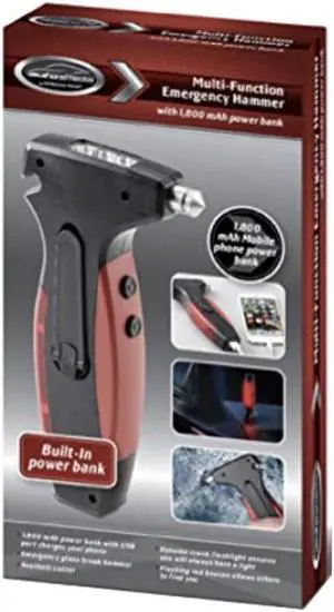 Multi-Function Emergency Auto Safety Hammer