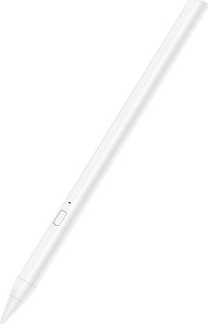 RENAISSER Stylus Pen for iPad, Made in Taiwan, Magnetic Attachment, Palm Rejection, Compatible With Apple iPad Pro 2020/2021 (11/12.9 Inches), iPad 7th/8th Gen, iPad Mini 5th Gen, iPad Air 3rd/4th Gen