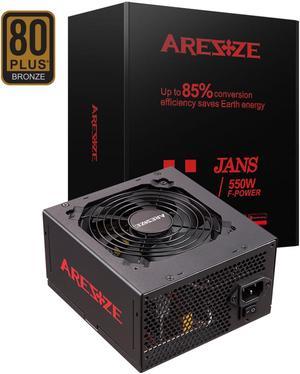 GAMEMAX GM-500 80 Plus Bronze 500W Modular Active PFC 14CM Fan ATX Power  Supply Unit