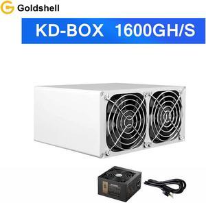 Goldshell KD-BOX 1600GH/S Simple Mining Machine KDA 205W Low Noise Miner Small Home Riching（with Power）