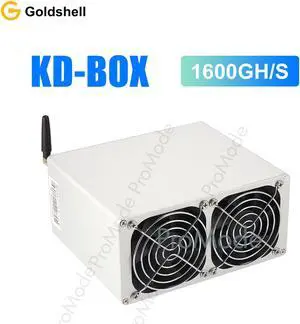 Goldshell KD-BOX 1600GH/S(With 300W Power Cord)205W Simple Mining Machine KDA Low Noise Miner Small Home Riching