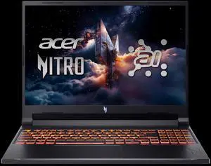 Acer Nitro V AI Gaming Laptop, 16 Inch WUXGA 180Hz IPS Display, AMD Ryzen 5 240 (Up to 5 GHz), 16GB DDR5 RAM - 1TB SSD, NVIDIA GeForce RTX 5050 8GB GDDR7, Windows 11 Home Acer Nitro V AI Gaming Laptop, 16 Inch WUXGA 180Hz IPS Display, AMD Ryzen 5 240 (Up to 5 GHz), 16GB DDR5 RAM - 1TB SSD, NVIDIA GeForce RTX 5050 8GB GDDR7, Windows 11 Home