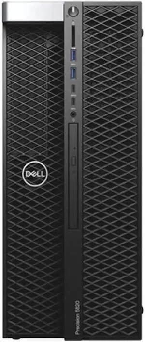 Dell Precision 5820 Tower, Intel Xeon Quad Core (W-2223) 3.60 GHz, 32 GB RAM, 1TB SSD, No Optical, Nvidia RTX A2000 (6 GB), Windows 10 Professional