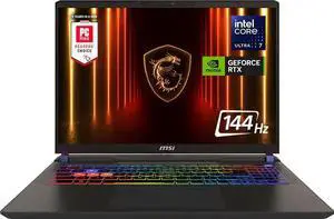 MSI Vector 16 HX AI A2XWHG-275US 16" Gaming Notebook - Intel Core Ultra 7 255HX (1.80 GHz) - 16 GB - 1 TB SSD - Windows 11 Home - NVIDIA GeForce RTX 5070 Ti 12 GB - Webcam - Wi-Fi 6E (VECTOR16HXA2275) MSI Vector 16 HX AI A2XWHG-275US 16" Gaming Notebook - Intel Core Ultra 7 255HX (1.80 GHz) - 16 GB - 1 TB SSD - Windows 11 Home - NVIDIA GeForce RTX 5070 Ti 12 GB - Webcam - Wi-Fi 6E (VECTOR16HXA2275)