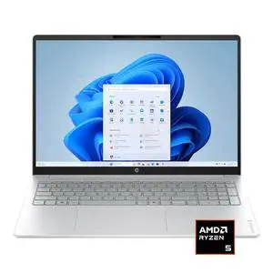 HP OmniBook 3 Laptop - 16 Inch WUXGA (1920x1200) Touchscreen IPS Display, AMD Ryzen 5 40 Processor, 8GB RAM-256GB SSD, AMD Radeon 610M, Windows 11 Home - Glacier Silver (16-BY0015DX) HP OmniBook 3 Laptop - 16 Inch WUXGA (1920x1200) Touchscreen IPS Display, AMD Ryzen 5 40 Processor, 8GB RAM-256GB SSD, AMD Radeon 610M, Windows 11 Home - Glacier Silver (16-BY0015DX)