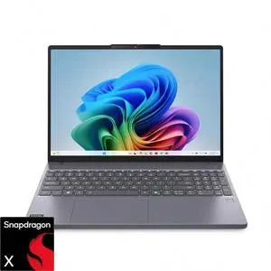 Lenovo IdeaPad Slim 3X AI Copilot+ Laptop - 15.3 Inch WUXGA (1920x1200) Anti-Glare IPS Display, Snapdragon X X1-26-100 Processor, 16GB LPDDR5X RAM, 512GB SSD, Qualcomm Adreno Graphics, Windows 11 Home Lenovo IdeaPad Slim 3X AI Copilot+ Laptop - 15.3 Inch WUXGA (1920x1200) Anti-Glare IPS Display, Snapdragon X X1-26-100 Processor, 16GB LPDDR5X RAM, 512GB SSD, Qualcomm Adreno Graphics, Windows 11 Home