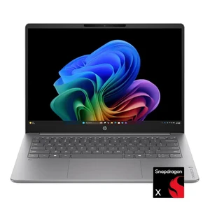 HP OmniBook 3 Copilot+ PC 14" 2K (1920x1200) AI Laptop Notebook Computer, Qualcomm Snapdragon X X1-26-100 Processor, 16GB RAM, 256GB SSD, Qualcomm Adreno Integrated Graphics, Windows 11 Home, Silver HP OmniBook 3 Copilot+ PC 14" 2K (1920x1200) AI Laptop Notebook Computer, Qualcomm Snapdragon X X1-26-100 Processor, 16GB RAM, 256GB SSD, Qualcomm Adreno Integrated Graphics, Windows 11 Home, Silver