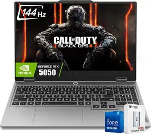 Lenovo LOQ 15 AI Gaming Laptop, NVIDIA GeForce RTX 5050 Graphics, 15.6" IPS LCD FHD144hz Display, Intel Core i7-13650HX(Beats Intel i9-12900), 24GB DDR5, 1TB SSD, Backlit KB, w/128GB PSD, Win11 Home