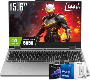 Lenovo LOQ 15 AI Gaming Laptop, NVIDIA GeForce RTX 5050 Graphics, 15.6" IPS LCD FHD144hz Display, Intel Core i7-13650HX(Beats Intel i9-12900), 24GB DDR5, 1TB SSD, Backlit KB, w/128GB PSD, Win11 PRO