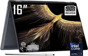 HP OmniBook X Flip 2-in-1 Laptop,16" 2K 400Nits Touch-Screen, Intel Core Ultra 7 256V(Beats Ultra 7 155U), Arc 140V GPU, Copilot+ PC, 16GB LPDDR5 RAM 2TB SSD, Thunderbolt 4, Win 11 Home, w/Stylus HP OmniBook X Flip 2-in-1 Laptop,16" 2K 400Nits Touch-Screen, Intel Core Ultra 7 256V(Beats Ultra 7 155U), Arc 140V GPU, Copilot+ PC, 16GB LPDDR5 RAM 2TB SSD, Thunderbolt 4, Win 11 Home, w/Stylus