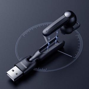Baseus fone de ouvido bluetooth sem fio, fone de ouvido sem fio com microfone recarregável e magnético para dirigir em carro