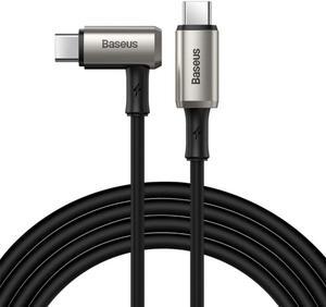 Baseus-cabo pd de 100w usb c para usb tipo c, para macbook ipad pro, carregamento rápido, compatível com hdmi 4.0