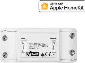 Home Light Control Model Single Relay Switch Compatible With Apple HomeKit APP
