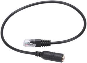 3.5mm Plug Jack to RJ9 iPhone Headset to for  Office Phone Adapter Cable