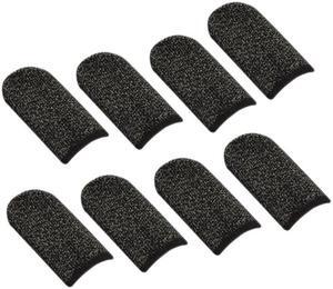 Professional Gaming Finger Cot 18-Pin Black Black Border Copper Fiber Anti-Sweat and Non-Slip Competitive Version 8Pcs