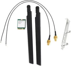 1730Mbps for  Dual Band Wireless AC 9560 Desktop Kit Bluetooth 5.0 802.11Ac M.2 CNVI 9560NGW Wifi Card with Antenna