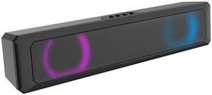 A4 Bluetooth Speaker 360Degree Stereo Surround Portable TV Multimedia Colorful Streamer RGB Long Strip Subwoofer Speaker