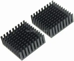 2 Pieces lot 35x35x14mm Aluminum IC Cooling Cooler Heat Sink Heatsinks
