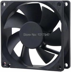 1pcs Gdstime DC 24V 2Pin 80mm 8cm 80x80x25mm 8025B Dual Ball Brushless Cooling Cooler Fan