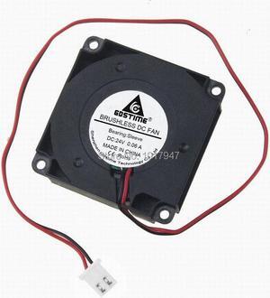 5 Pieces Gdstime 24V 2Pin 4cm 40mm x 10mm Mini DC Brushless Turbine Cooling Blower Fan