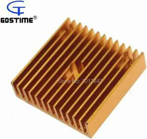 10 Pieces lot 3D Printer Accessories 40 * 40 * 11mm Makerbot MK7 MK8 Extruder Universal Heat Sink