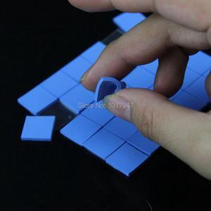 360pcs lot 15x15mm 15x15x1mm GPU Silicone Compound Thermal Pad