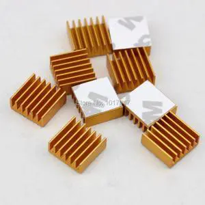 200 PCS LOT Aluminum mini Computer Graphic Card  RAM Cooling Cooler Heatsink