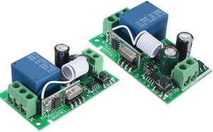 RF Switch Remote Control AC 85~220V 1CH Relay Receiver for Universal Garage Control & Electrical Device of LED & Motor & Pump