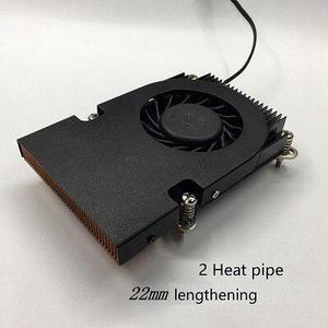 Ultra-thin 21mm one machine 1151/1150 CPU side blowing turbo fan Two hot copper tube windy Radiator