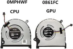 Laptop CPU/GPU Cooling Radiator Heatsink Fan for Dell insprion 15-7590 7591 0MPHWF 0861FC 071TDX