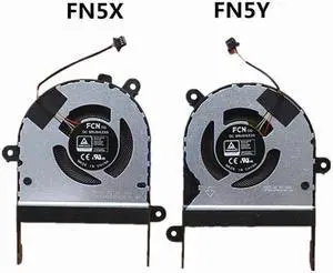 Laptop CPU/GPU Cooling Fan For Asus ZenBook Flip 15 OLED UX564 UX564P FCN DFS5K12304363P-FN5X DFS5K12114464P-FN5Y