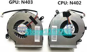 Laptop/Notebook CPU/GPU Cooling Fan For MSI GE62VR GL62M GP62MVR GL72MVR GE62MVR GP72VR PE62 PAAD06015SL-N402 N403