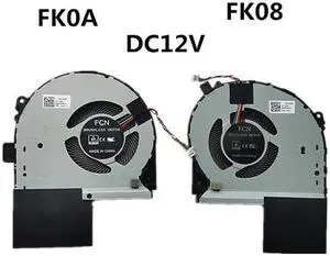 laptop  CPU/GPU Cooling Fan For Asus ROG Strix GL703 GL703GE GL703GS GL703GM S7B DFS593512MN0T-FK08 FK0A DC12V