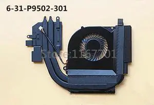Laptop/Notebook CPU Cooling radiator heatsink/Fan for Clevo P950 P950HP6 Terrans Force T800 6-31-P9502-301 6-31-P9502-401