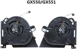 Laptop CPU/GPU Cooling Fan For Asus ROG 5 Zephyrus Duo 15 SE GX550 GX550SE GX551 GX551QS 12V 1A