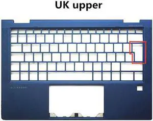 Laptop/Notebook Top/Back Upper backlit Keyboard Bottom Case/Cover CPU Cooling Fan for HP Elitebook 13 G1 Dragonfly HSN-I32C