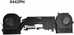 Laptop CPU/GPU Cooling Radiator Heatsink&Fan for Dell XPS 15 9500 Precision M5550 0R4GV7 0442PH 09RK6 DJH35 upgrade