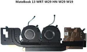 Laptop CPU/GPU Cooling Radiator Heatsink&Fan For Huawei MateBook 13 WRT-W29 HN-W29 W19L W19R EG50040S1-CG60-S9A