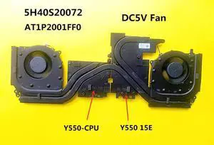 Laptop CPU/GPU Cooling Heatsink&Fan for Lenovo Rescuer Y7000P R7000P Legion Y550 5H40S20072 5H40S20090 5H40S20132 5H40S20102